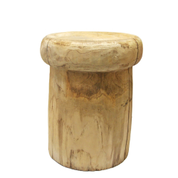 Stolik Stołek okrągły pełne drewno TEAK 40cm